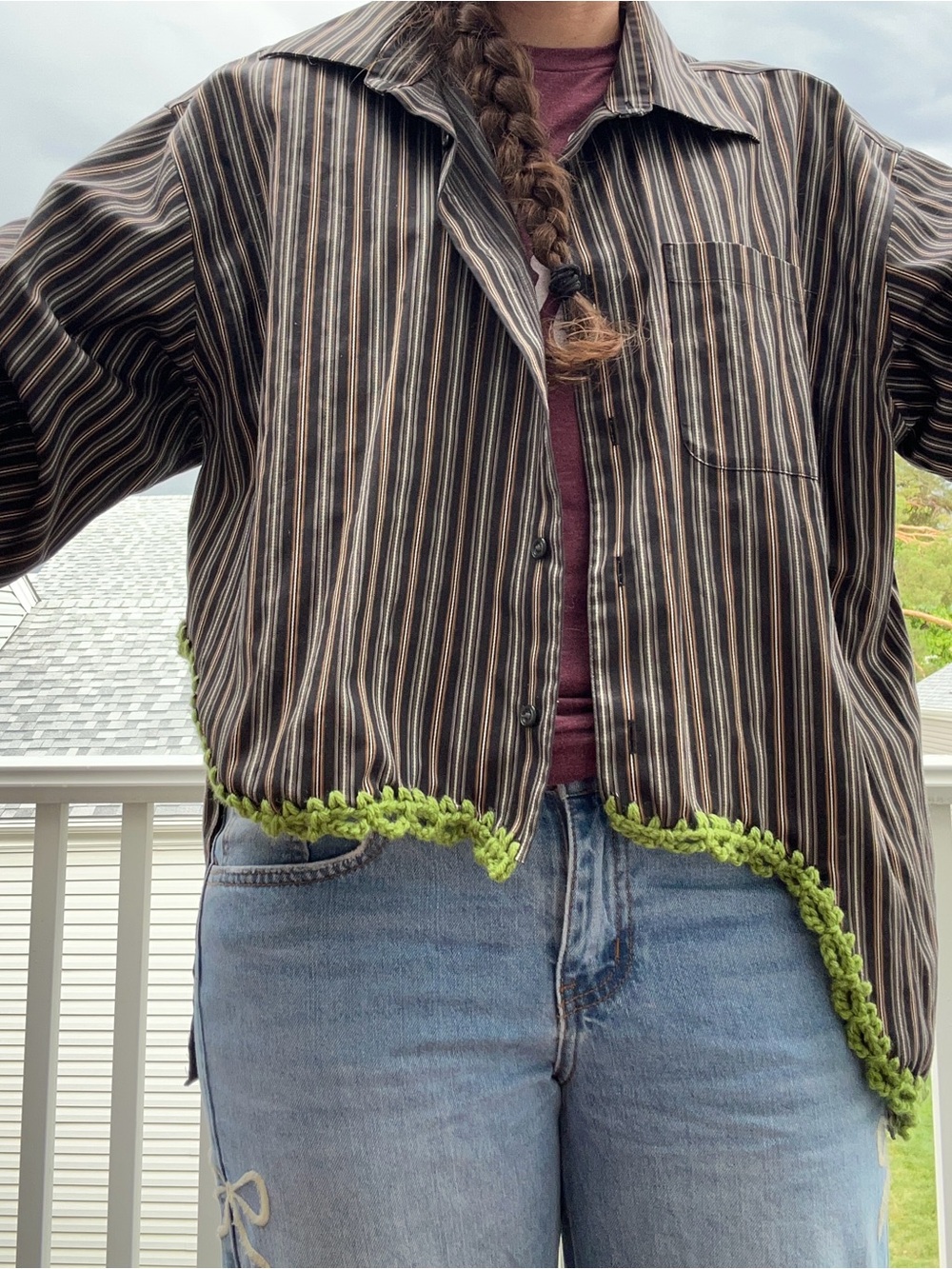 Cut out and crochet‎ top
